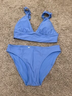 aerie Periwinkle Blue Two-Piece Bikini Set